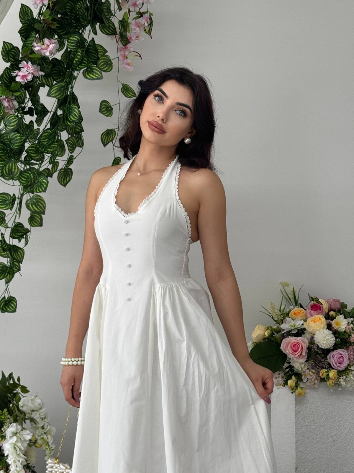 Rochie Smen cu detalii nasturi