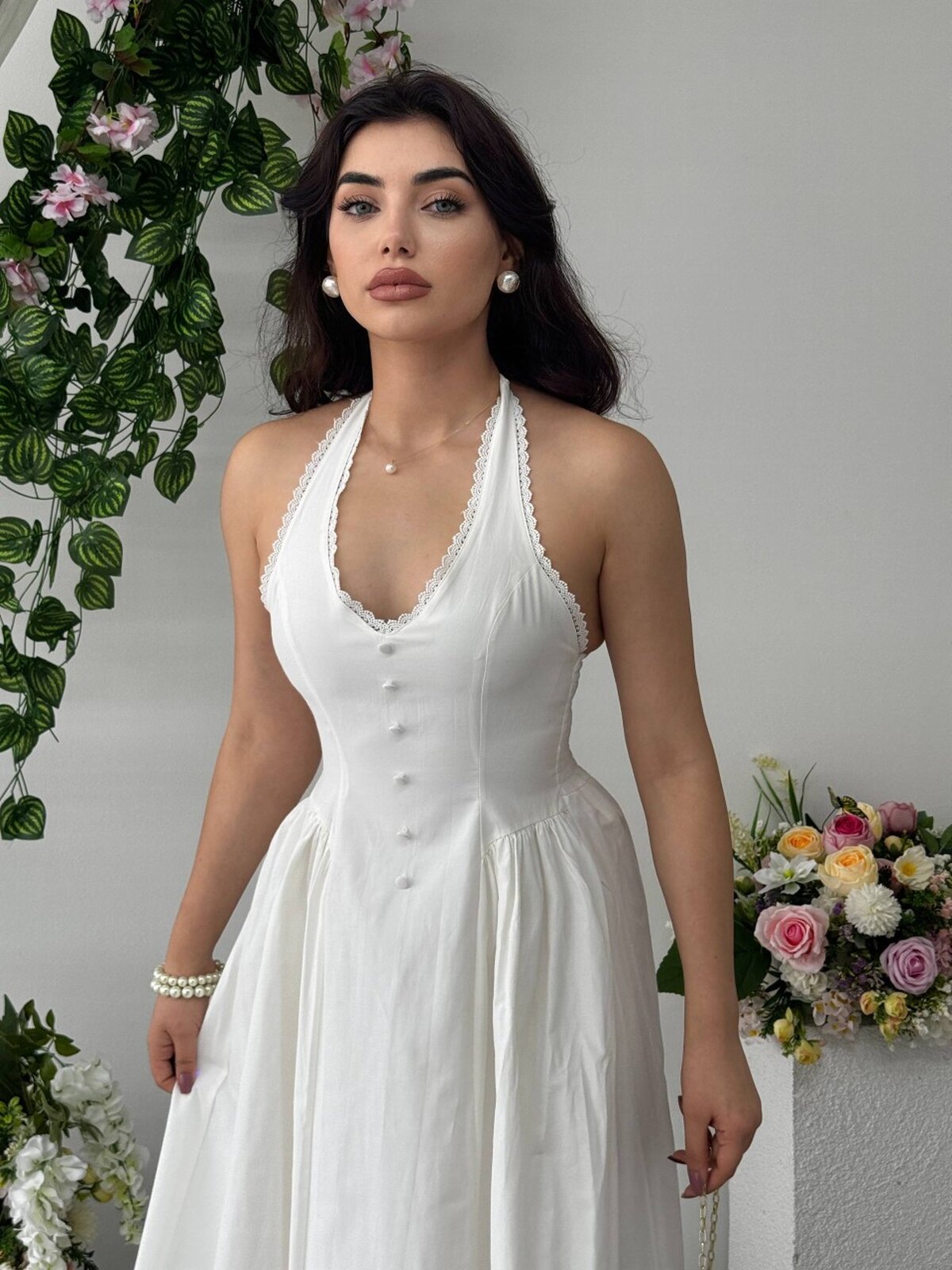 Rochie Smen cu detalii nasturi