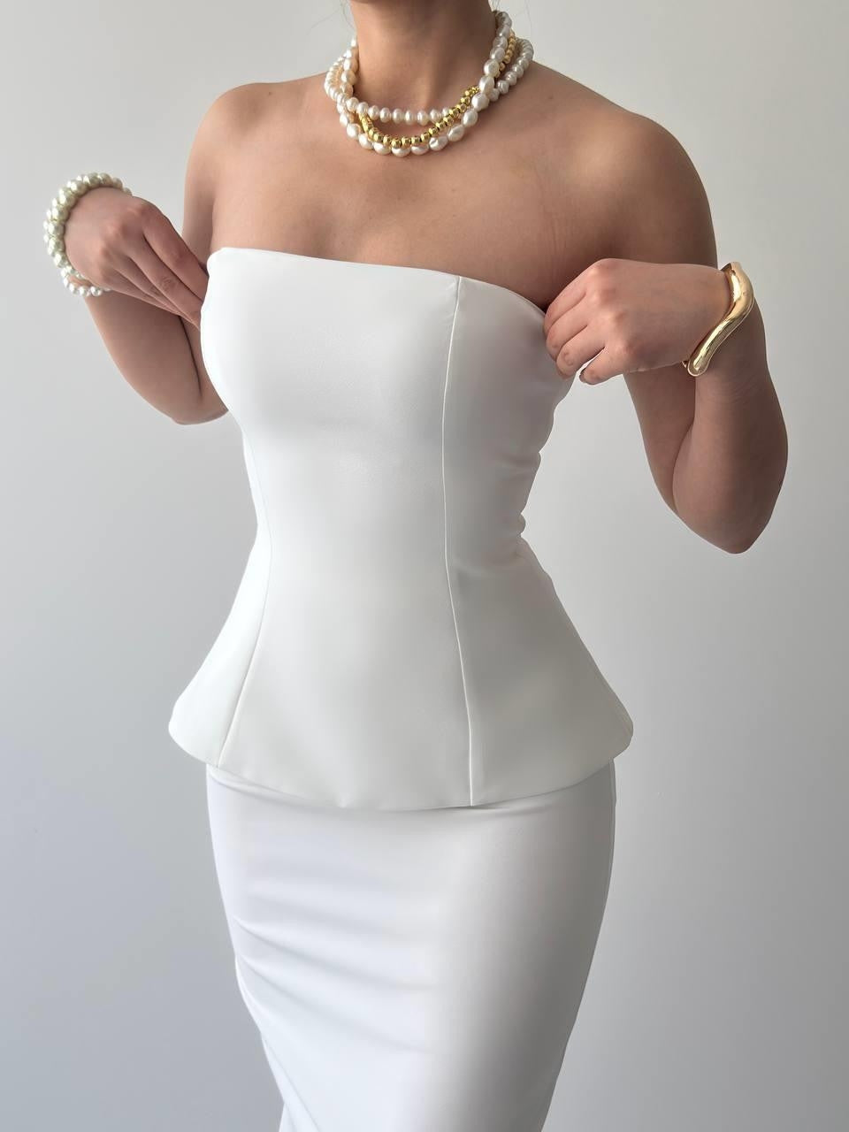 Rochie fără bretele Spa