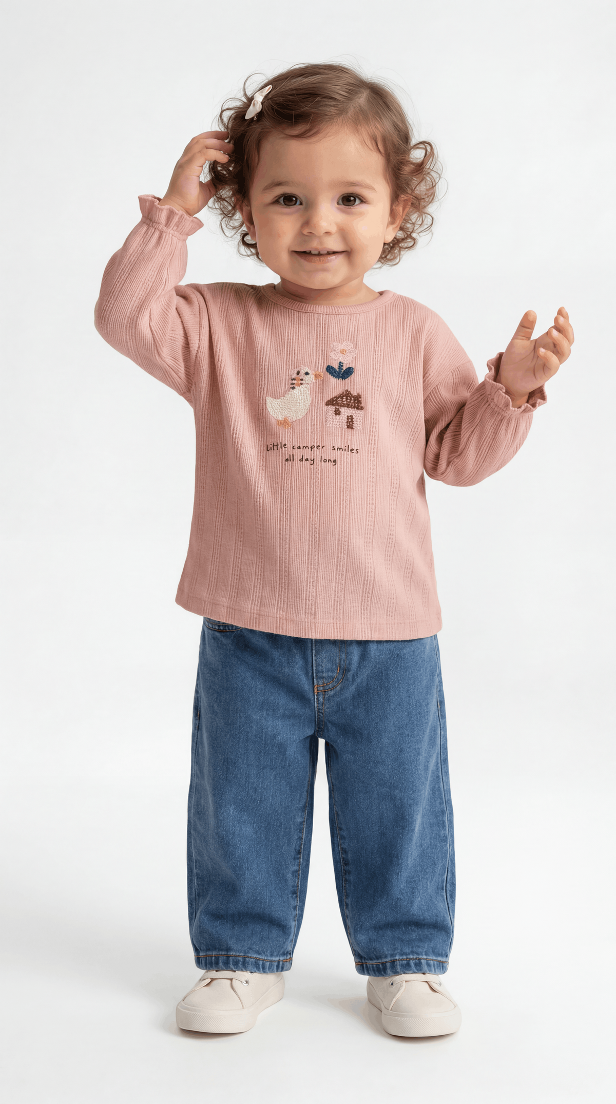 SWEAT 9-24 AY NURŞAH JAKARLI ÖRME Lr-8036 - Yeşil
