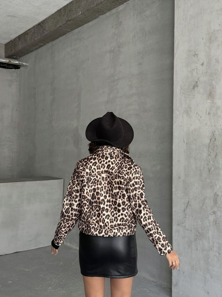 Stamp Wholesale Coat - Stone Leopard