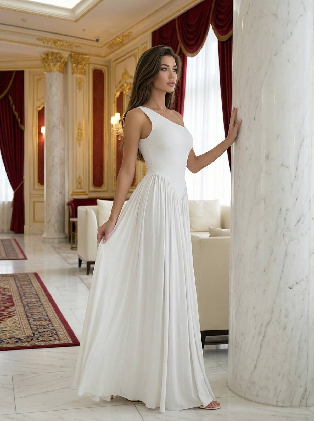 ROCHIE DE LUNGIME MAXIMĂ CU O BRETĂ