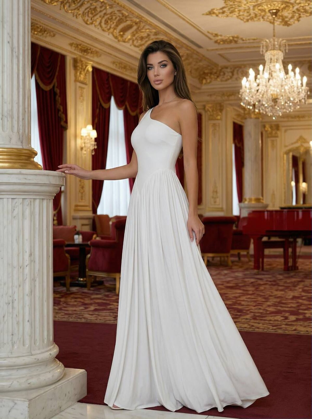 ROCHIE DE LUNGIME MAXIMĂ CU O BRETĂ