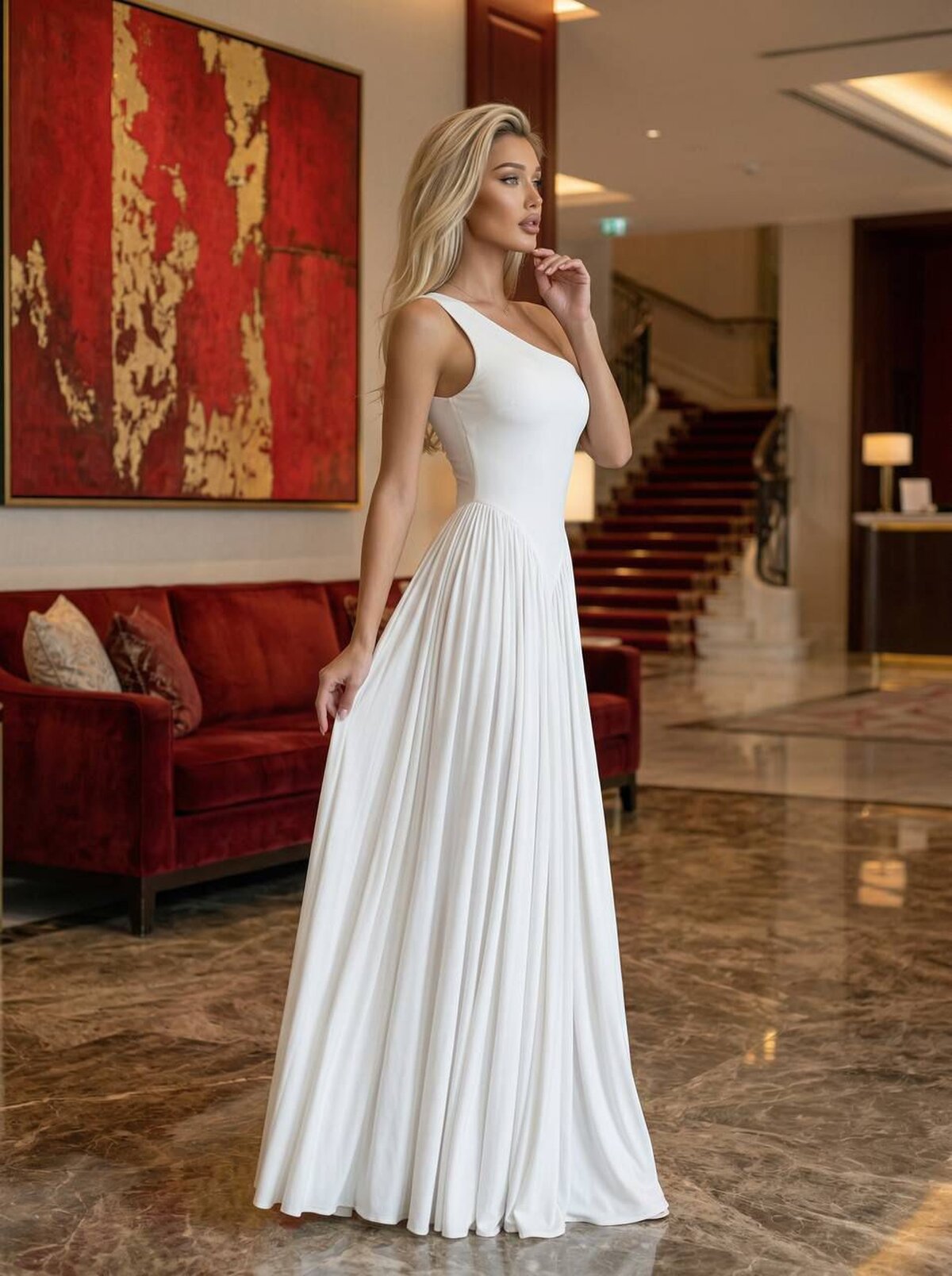 ROCHIE DE LUNGIME MAXIMĂ CU O BRETĂ