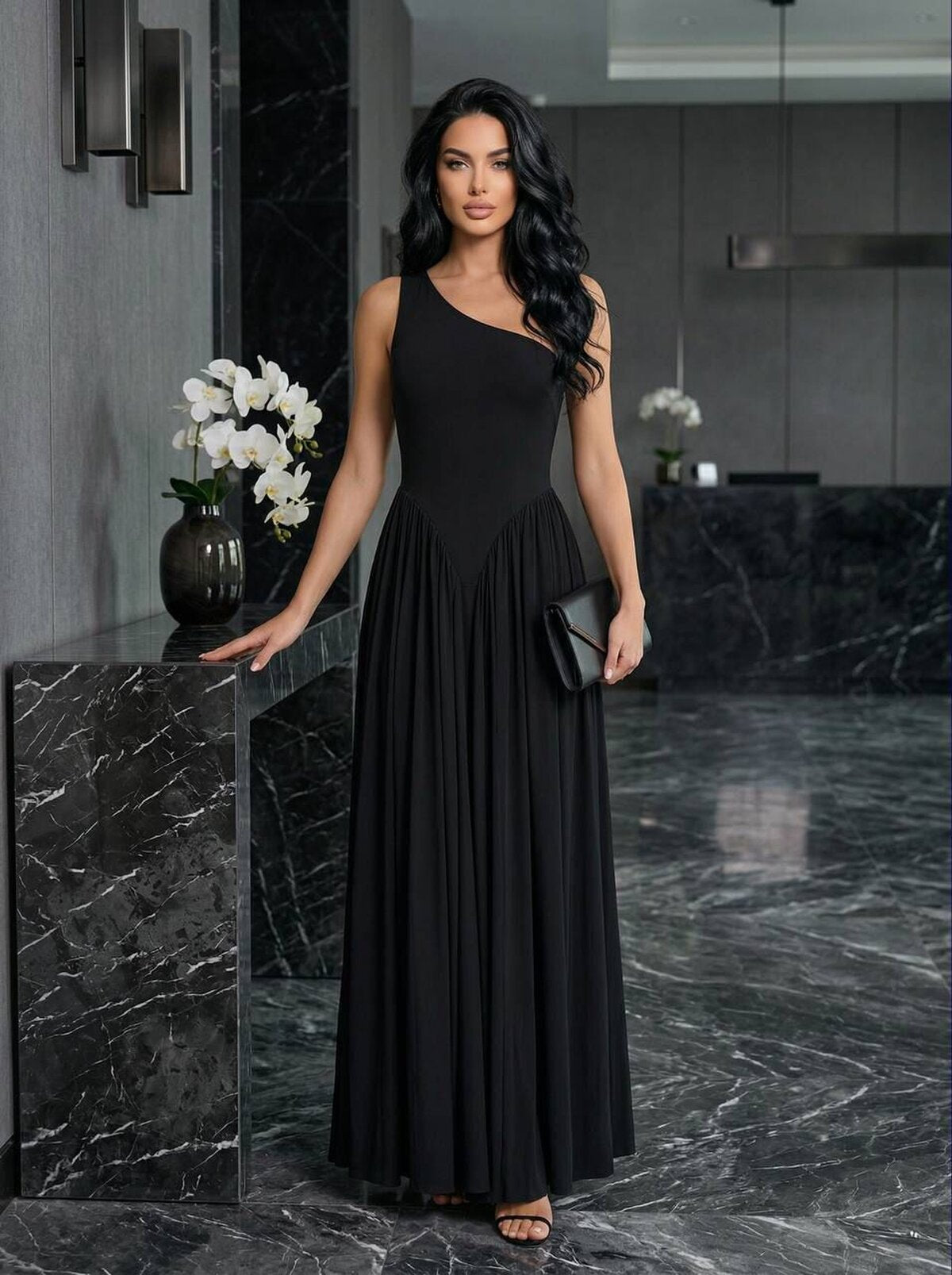 ROCHIE DE LUNGIME MAXIMĂ CU O BRETĂ