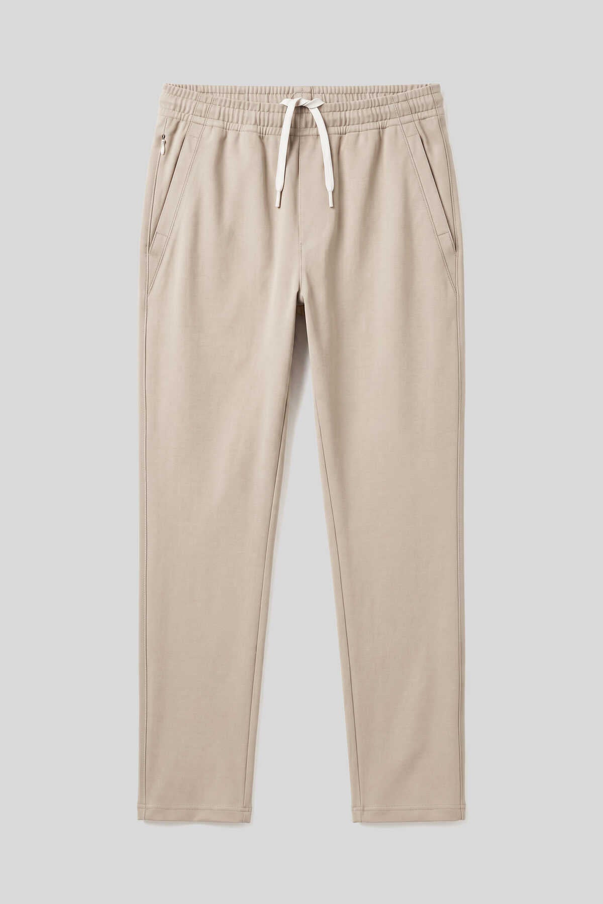 Pantaloni de trening bej, flexibili și respirabili, pentru bărbați, Tommylife, en-gros - 82197