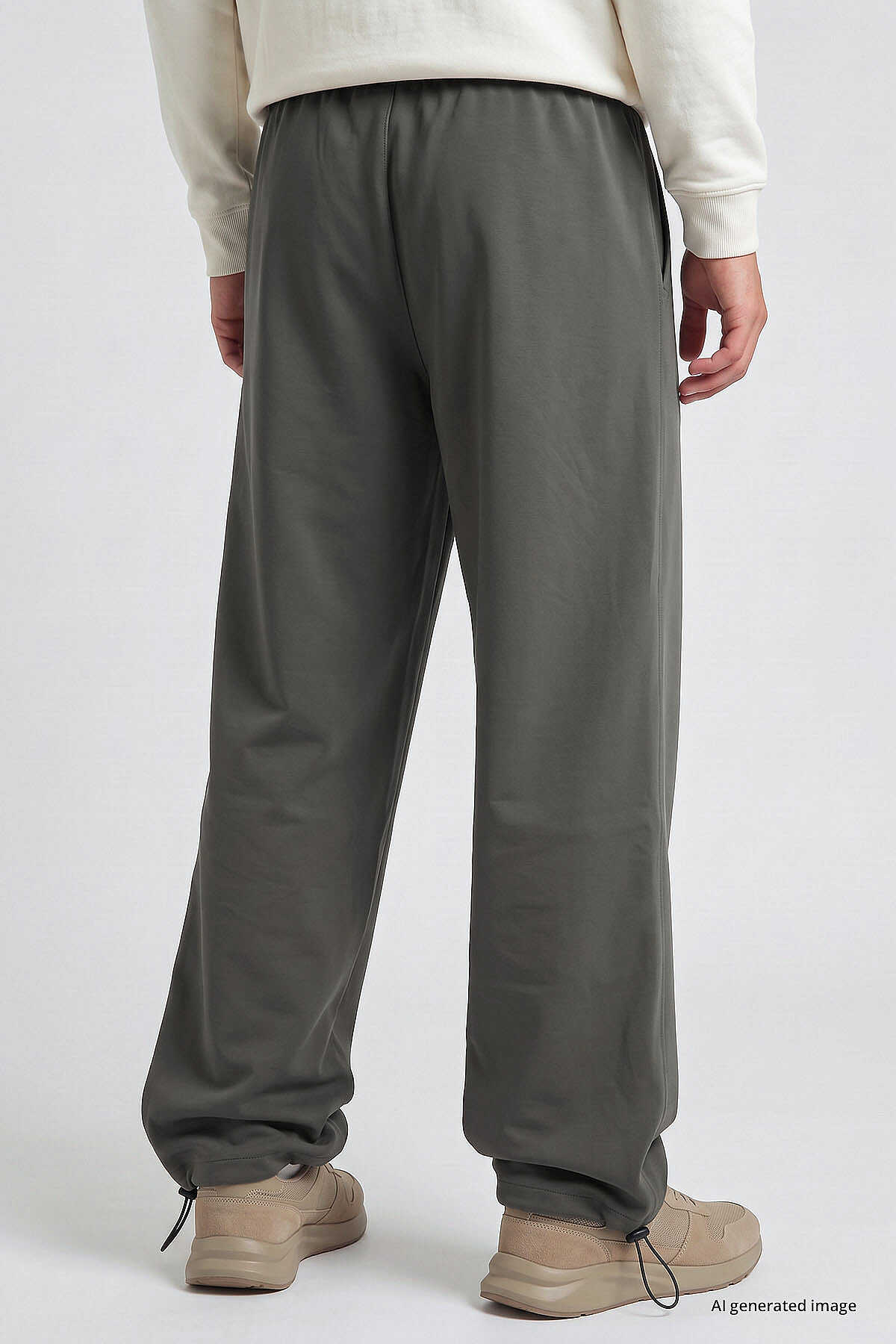 Pantaloni de trening largi, elastici, kaki, pentru bărbați, Tommylife, en-gros - 82200