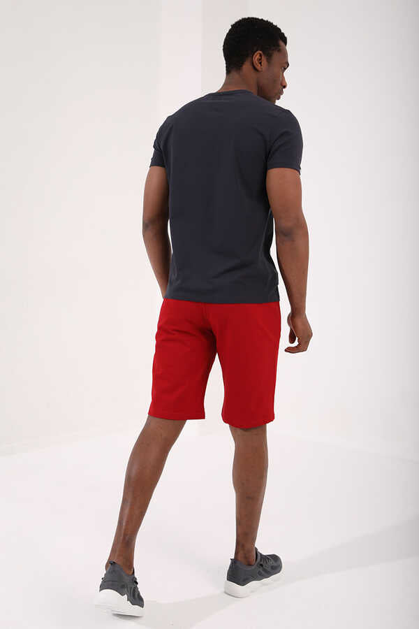 Tommylife Toptan O Yaka Standart Kalıp Basic Erkek T-Shirt 87911 Antrasit