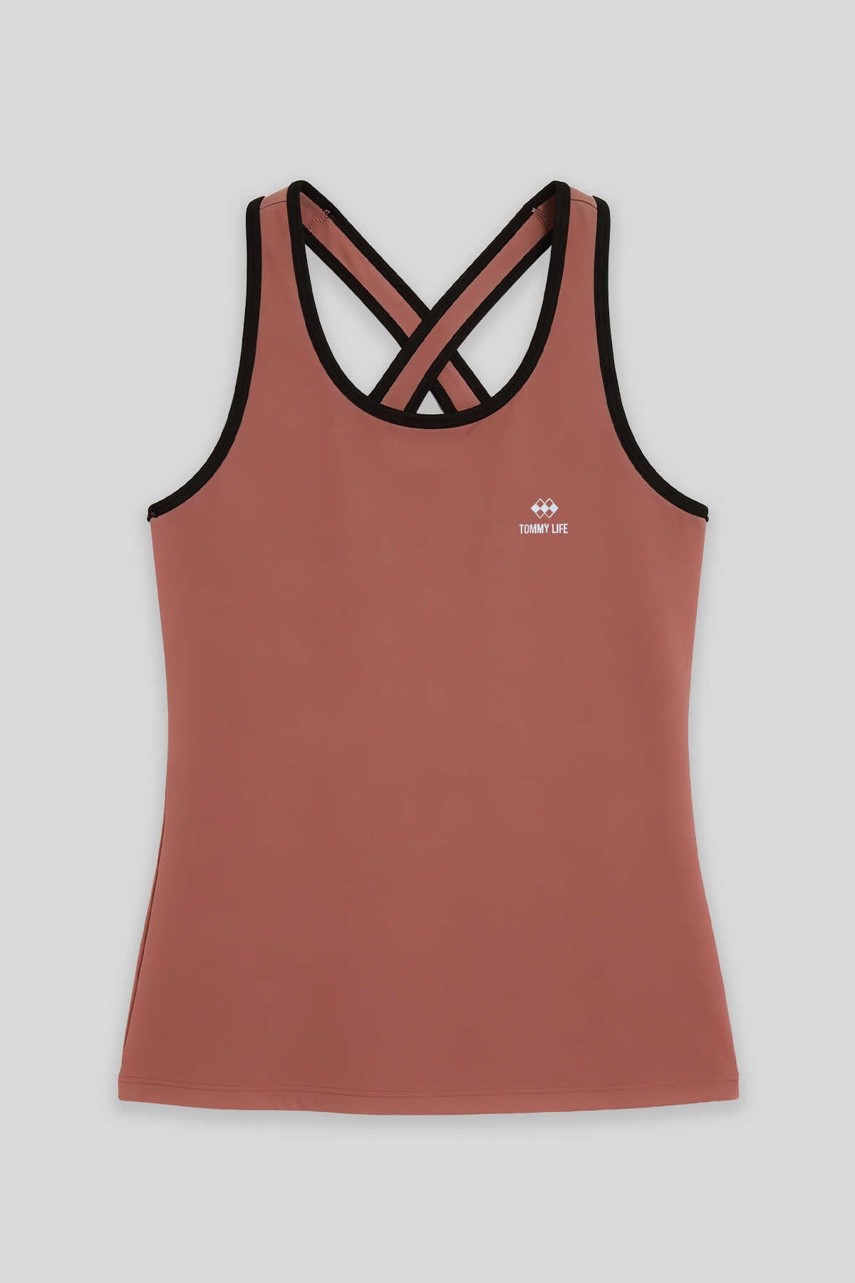 Maiou sport fără mâneci, croială standard, pentru femei, Tommylife Wholesale Wild Rose - 97094