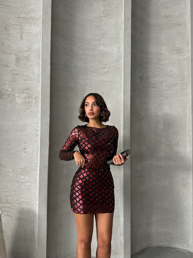 Pullu Toptan Bluz - Bordo
