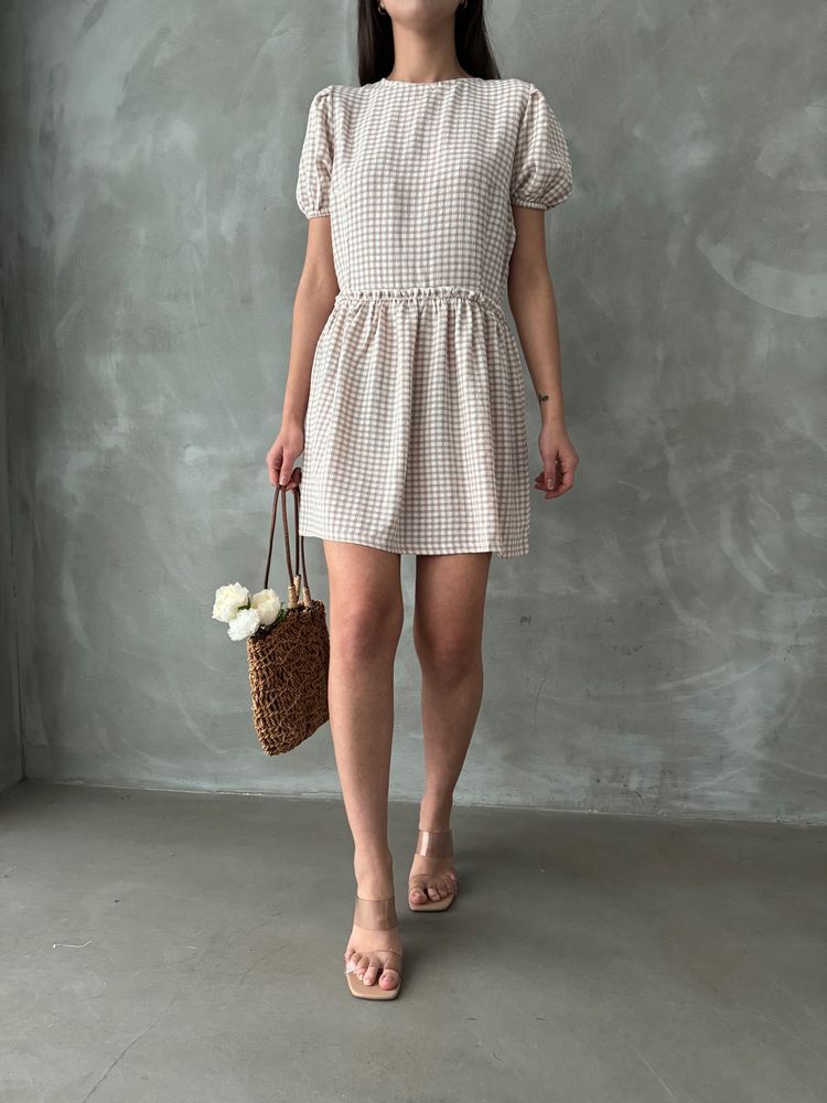 Topshow Powder Bicycle Collar Wholesale Dress