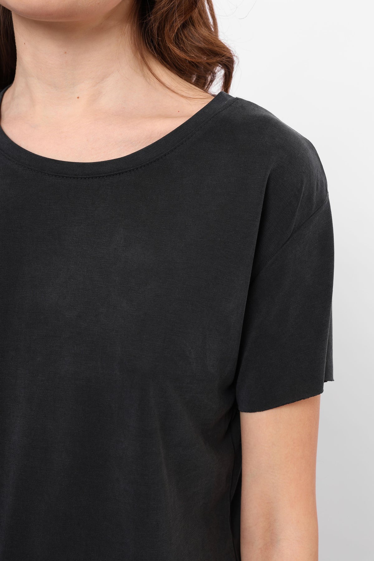 En Gros T-Shirt Basic Antracit