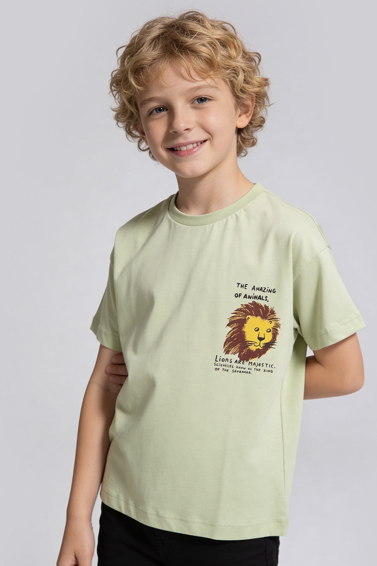 TRICOU 7-10 ANI TESATURA G-896 - Verde