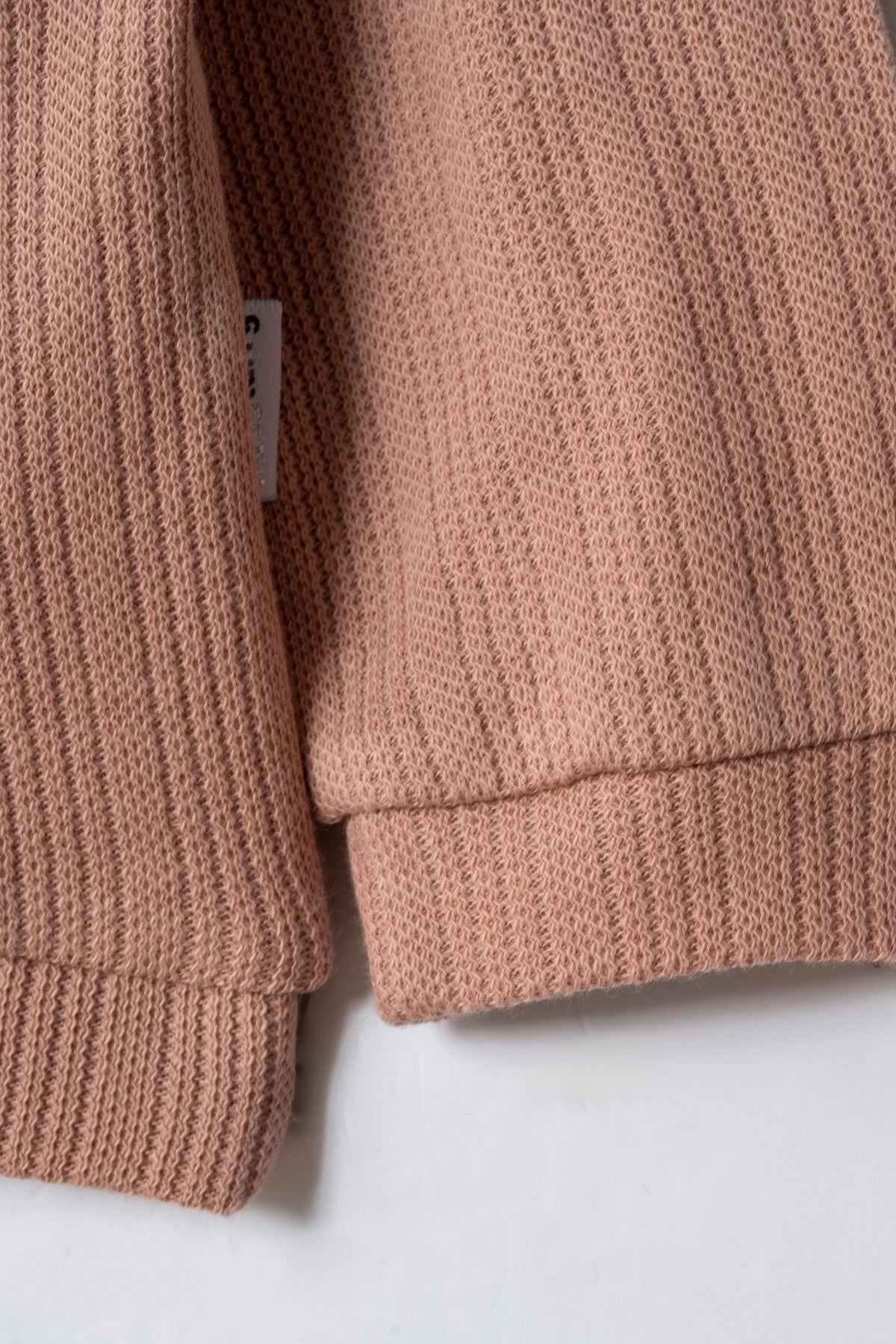 Tuffy Set Bebe Copilă Tricot Jacquard Țesătură cu Colanti-02145 - Latte