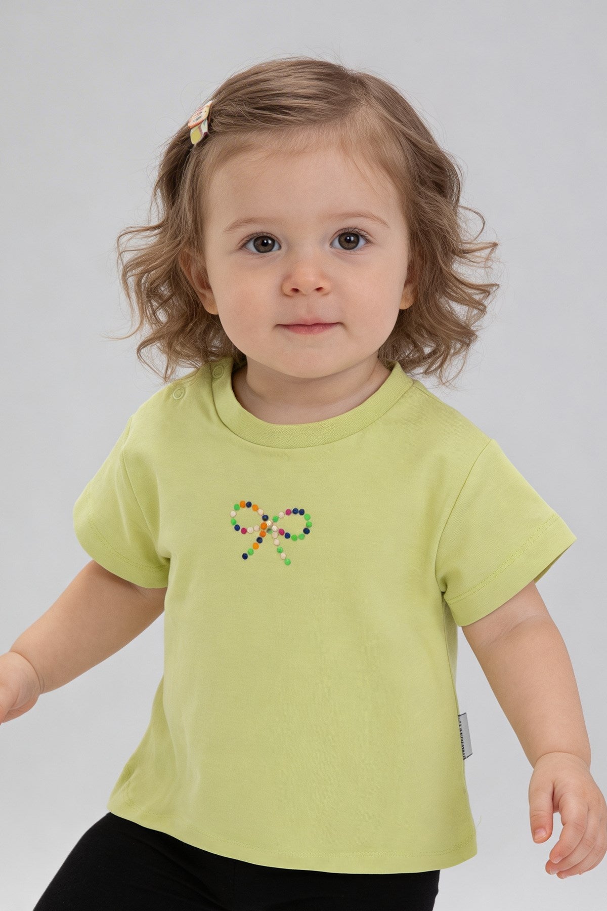 Tuffy Fată Bebeluș Tricou-1626 - Roz Deschis