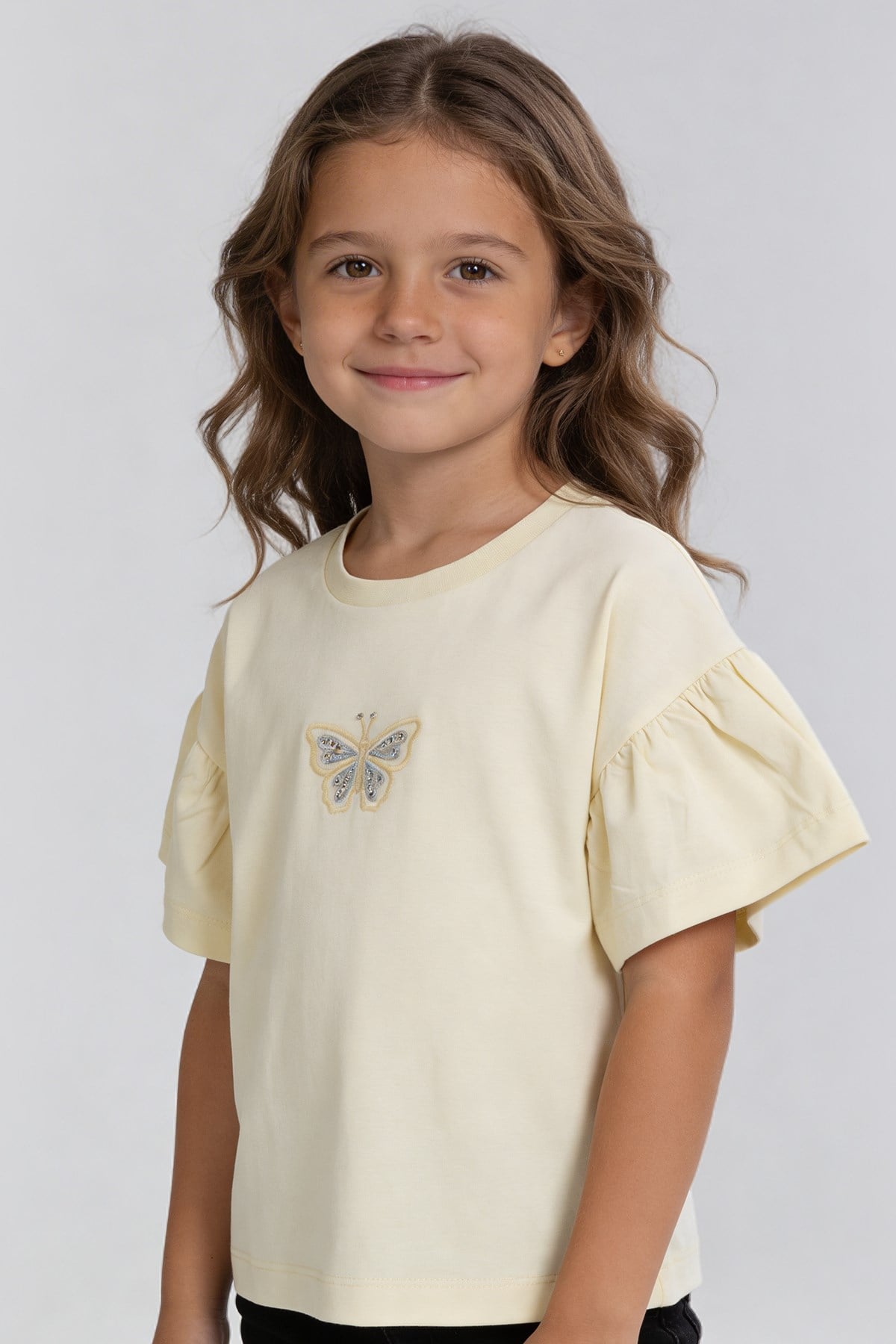 Tuffy Tricou Fete Pique-1906 - Albastru Deschis