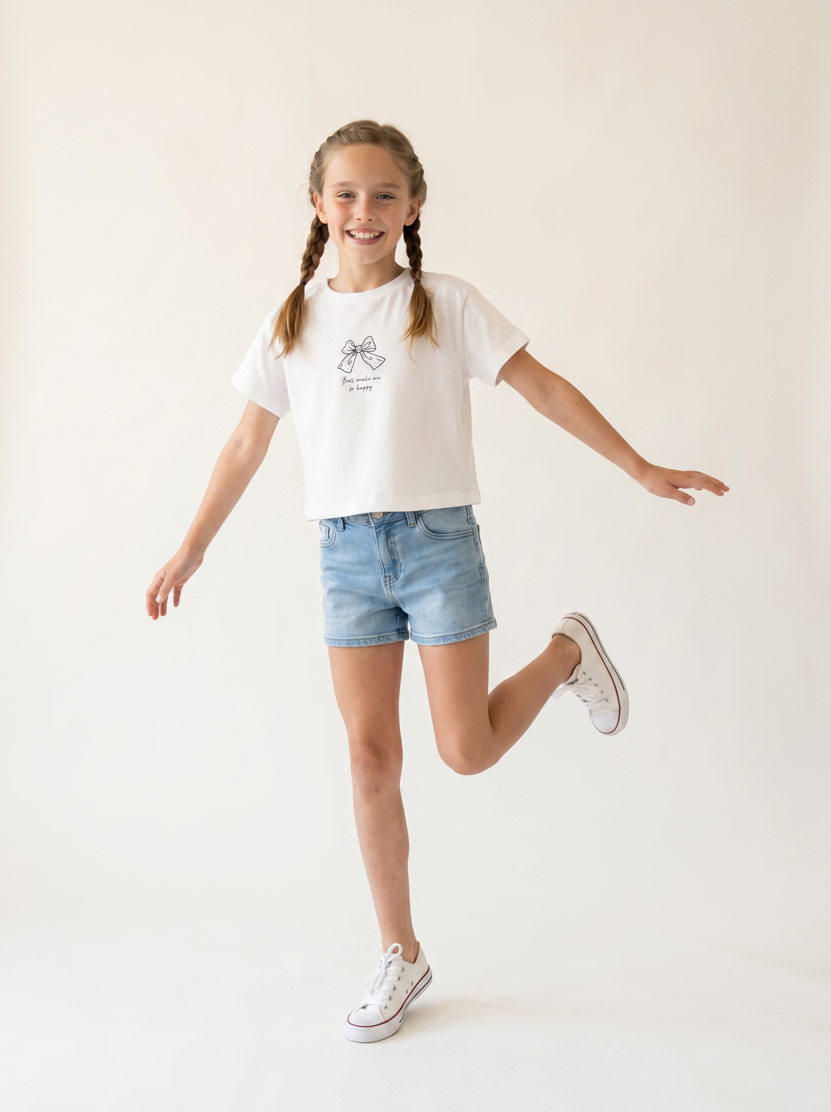Tuffy Tricou Fete-2516 - Ecru