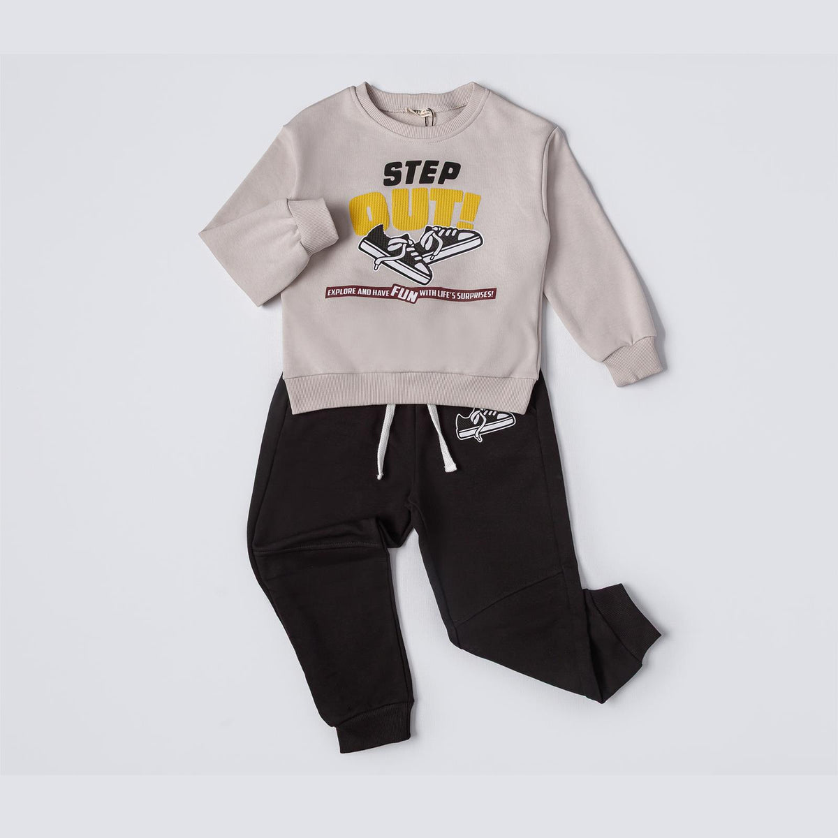 Set Tuffy Step Out pentru băieți-04005 - Gri Deschis