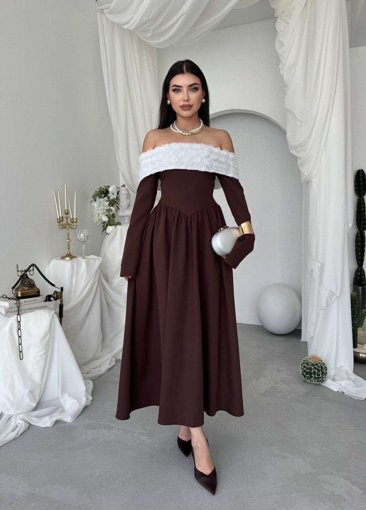 Rochie fără bretele Tulos