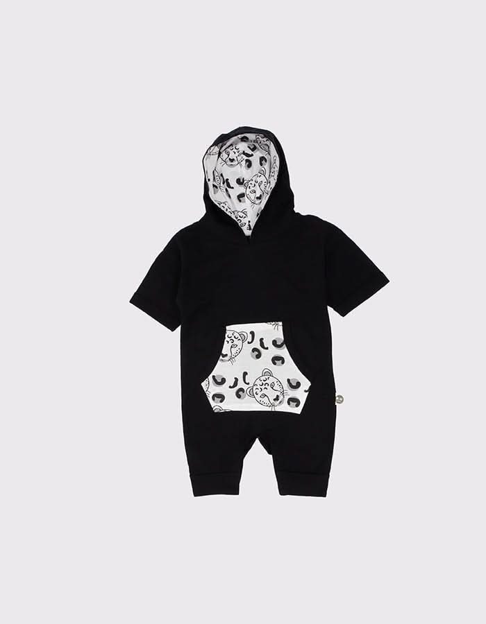 Bebek Unisex Organik Pamuklu Kapüşonlu Tulum | 6 Ay–4 Yaş | RG Brand | RG213 - EKRU