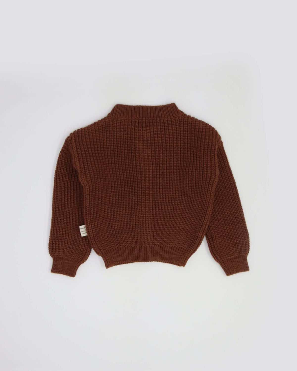 Kız ve Erkek Bebek Triko Hırka | 6 Ay–3 Yaş | RG Brand | RG344 - KİREMİT