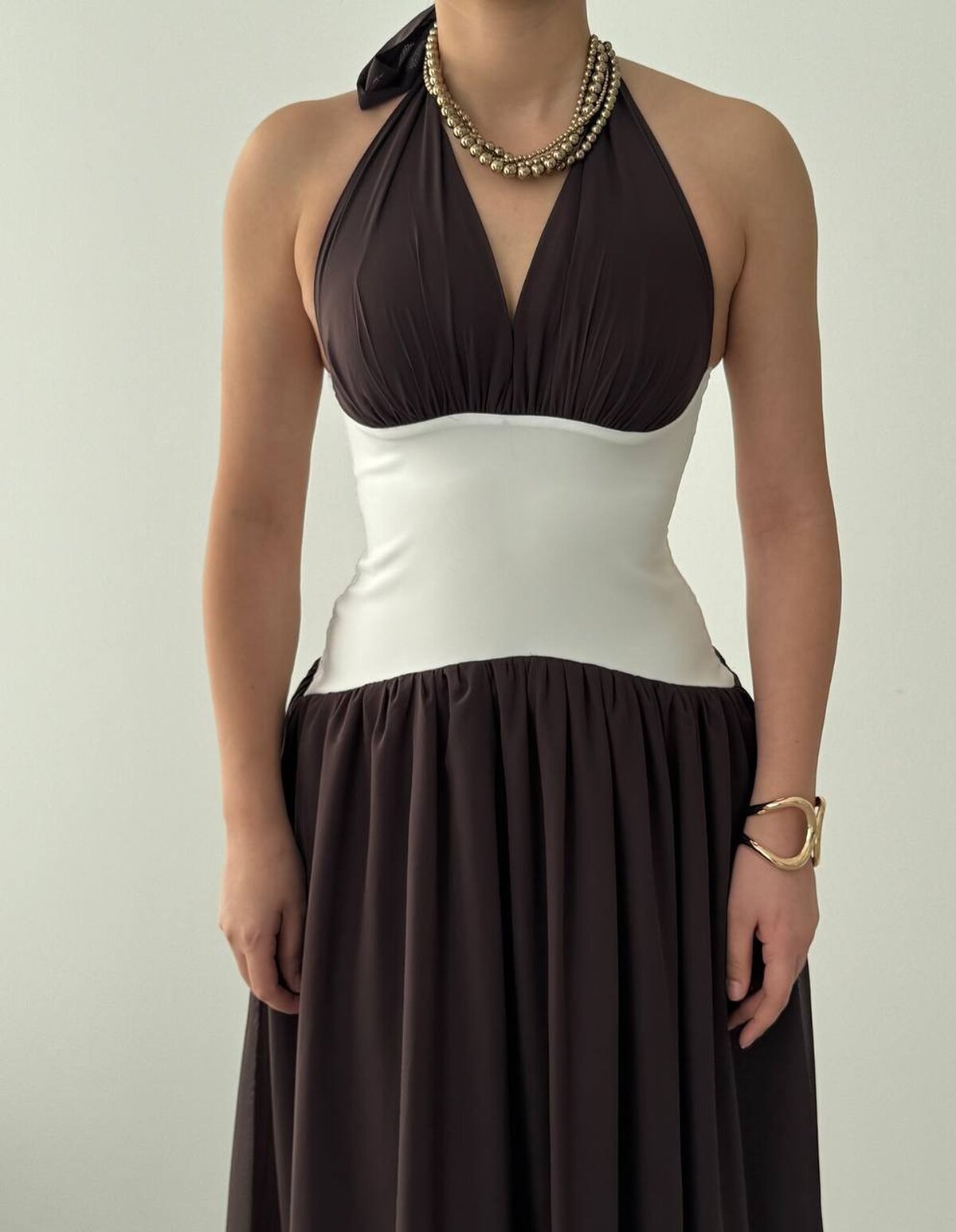 Rochie cu aspect de corset Unre