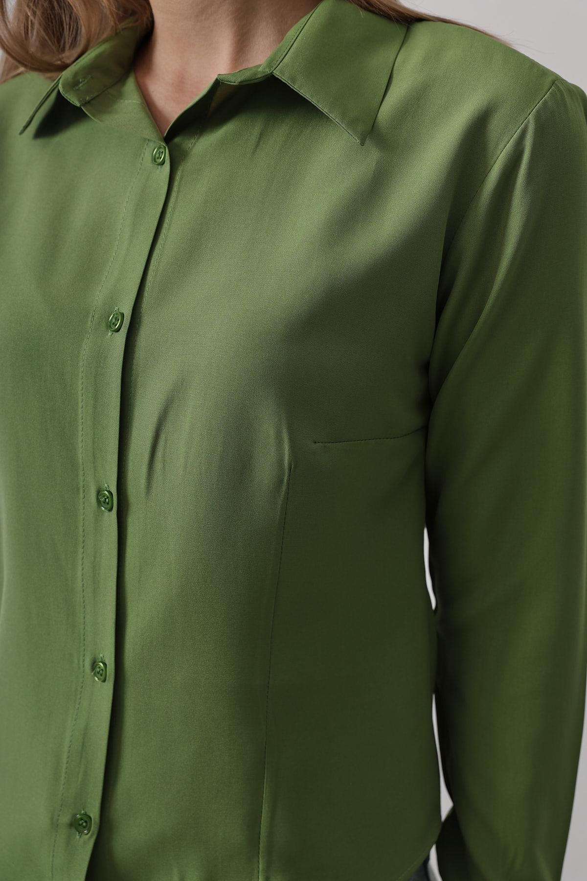 Cămașă Basic - Verde Vernil