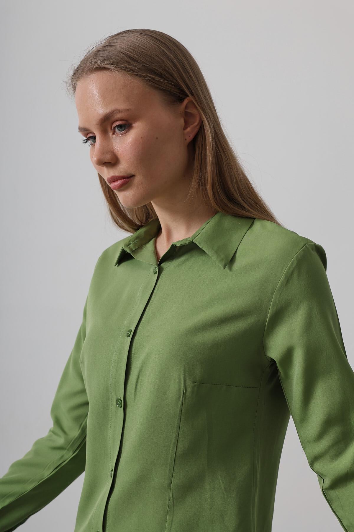 Cămașă Basic - Verde Vernil