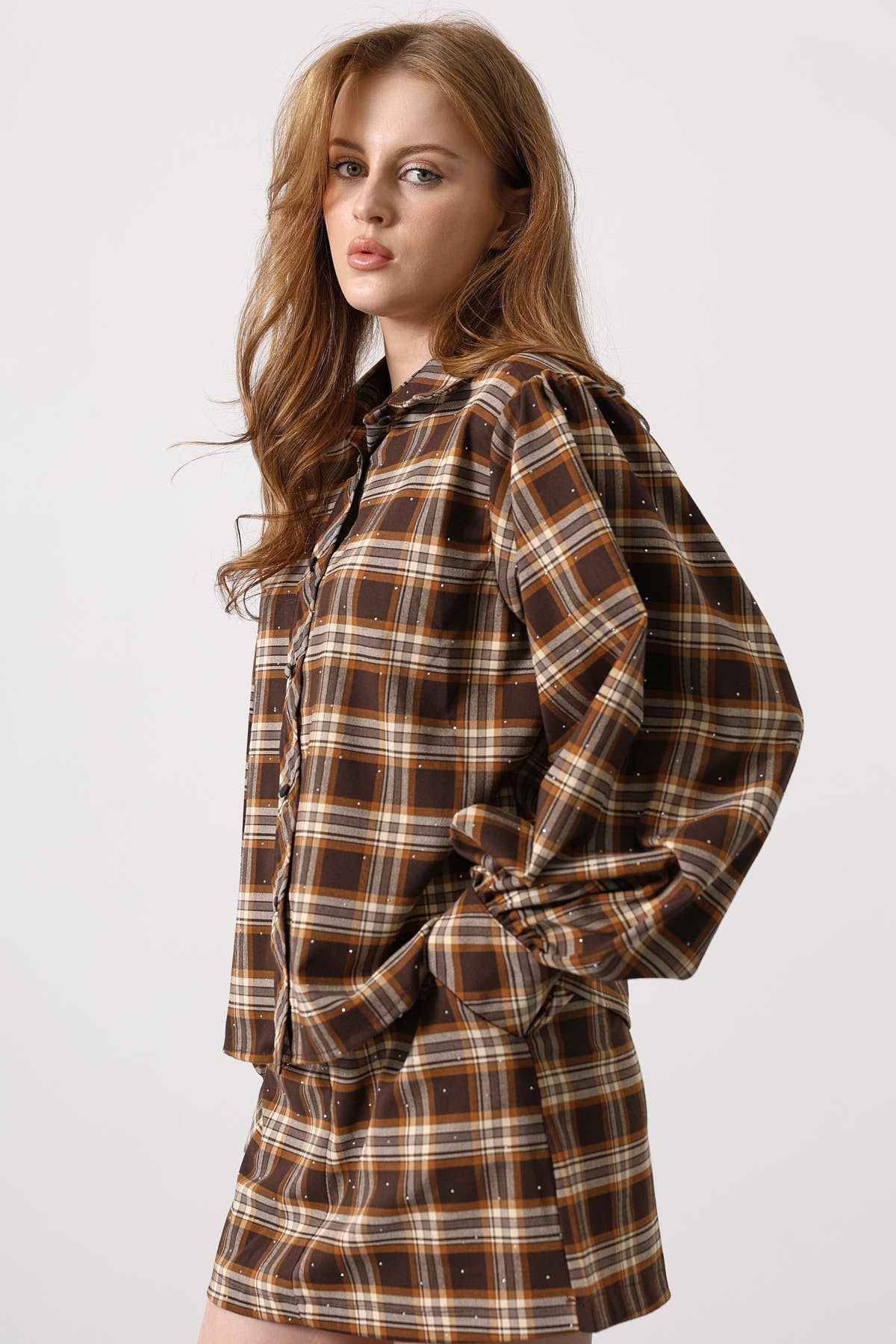 BLUZA ECOZALÁ CU VOLANE - MARO-BEJ