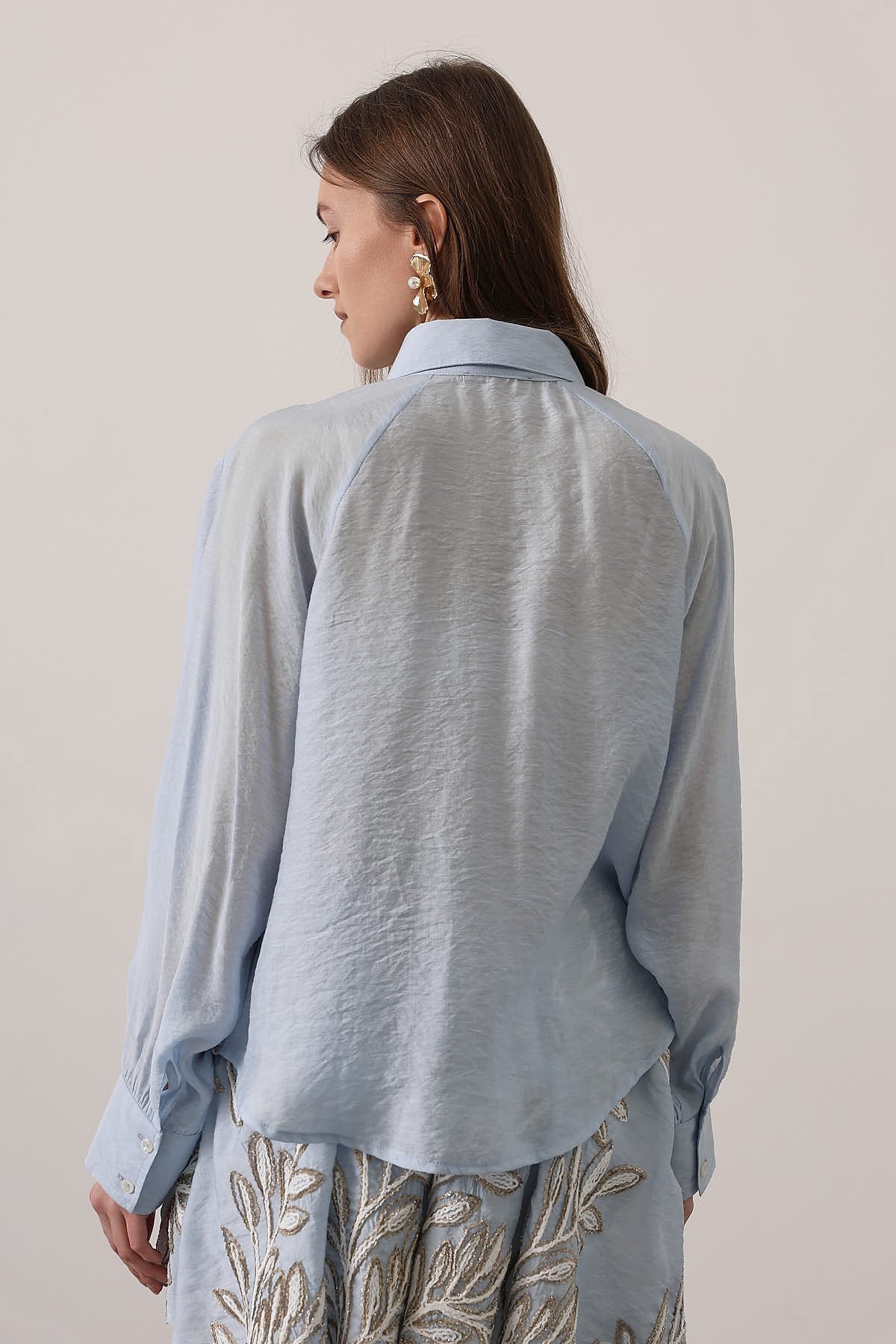 BLUZA MANGO - Albastru
