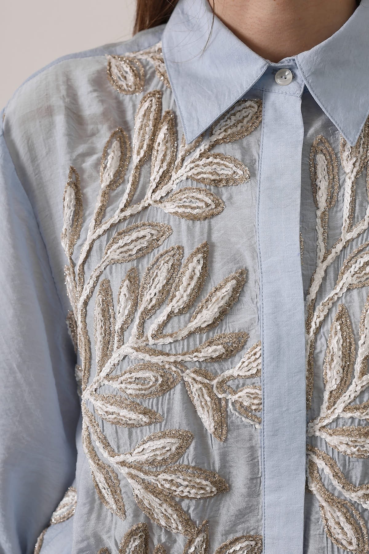 BLUZA MANGO - Albastru