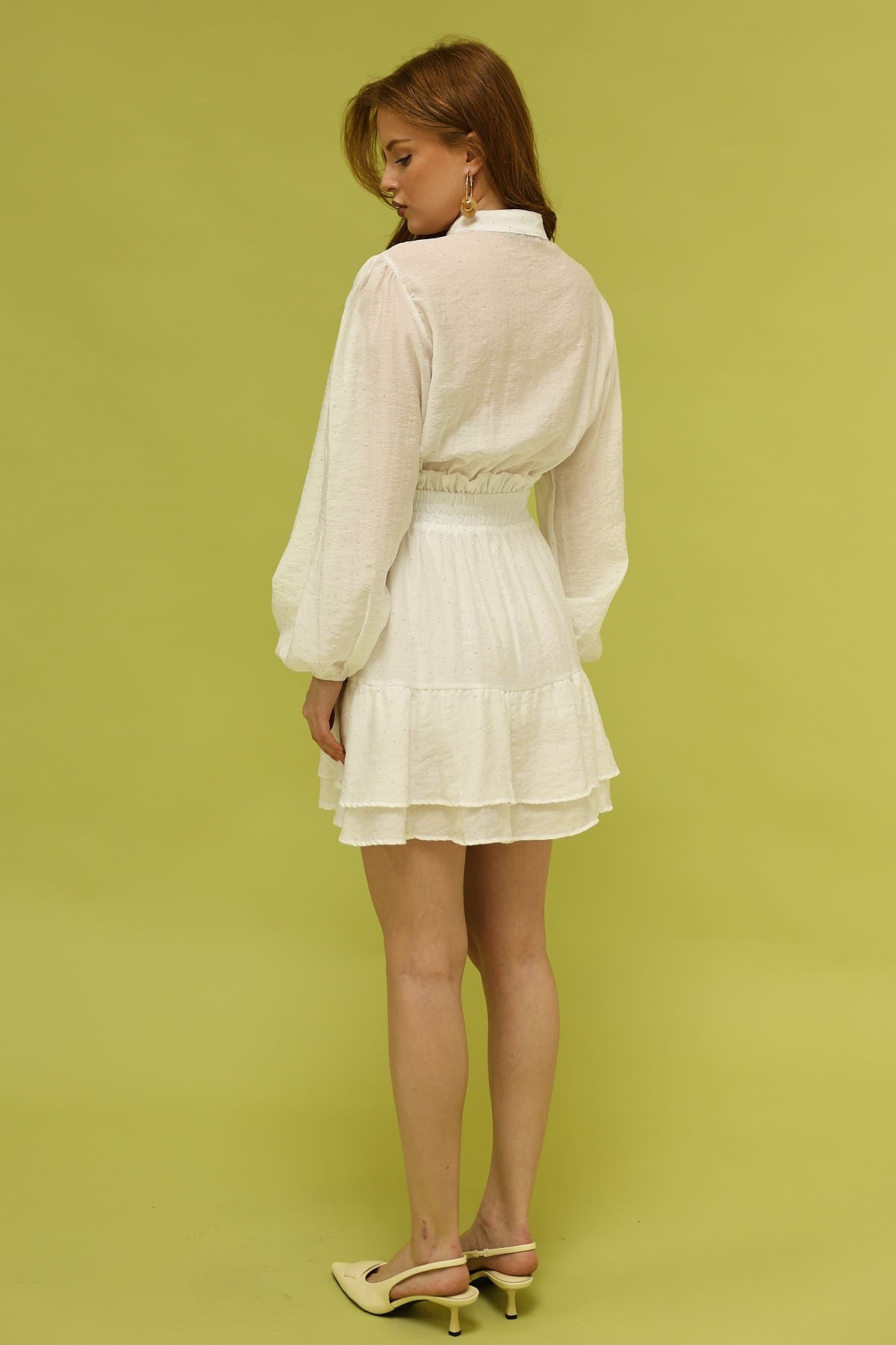 ROCHIE CU VOLANE - Alb