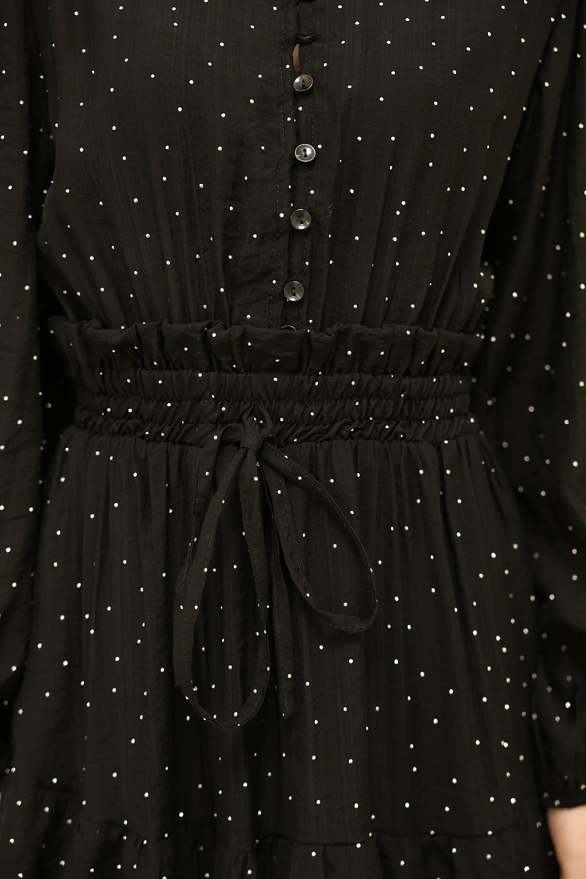 ROCHIE CU VOLANE - Negru
