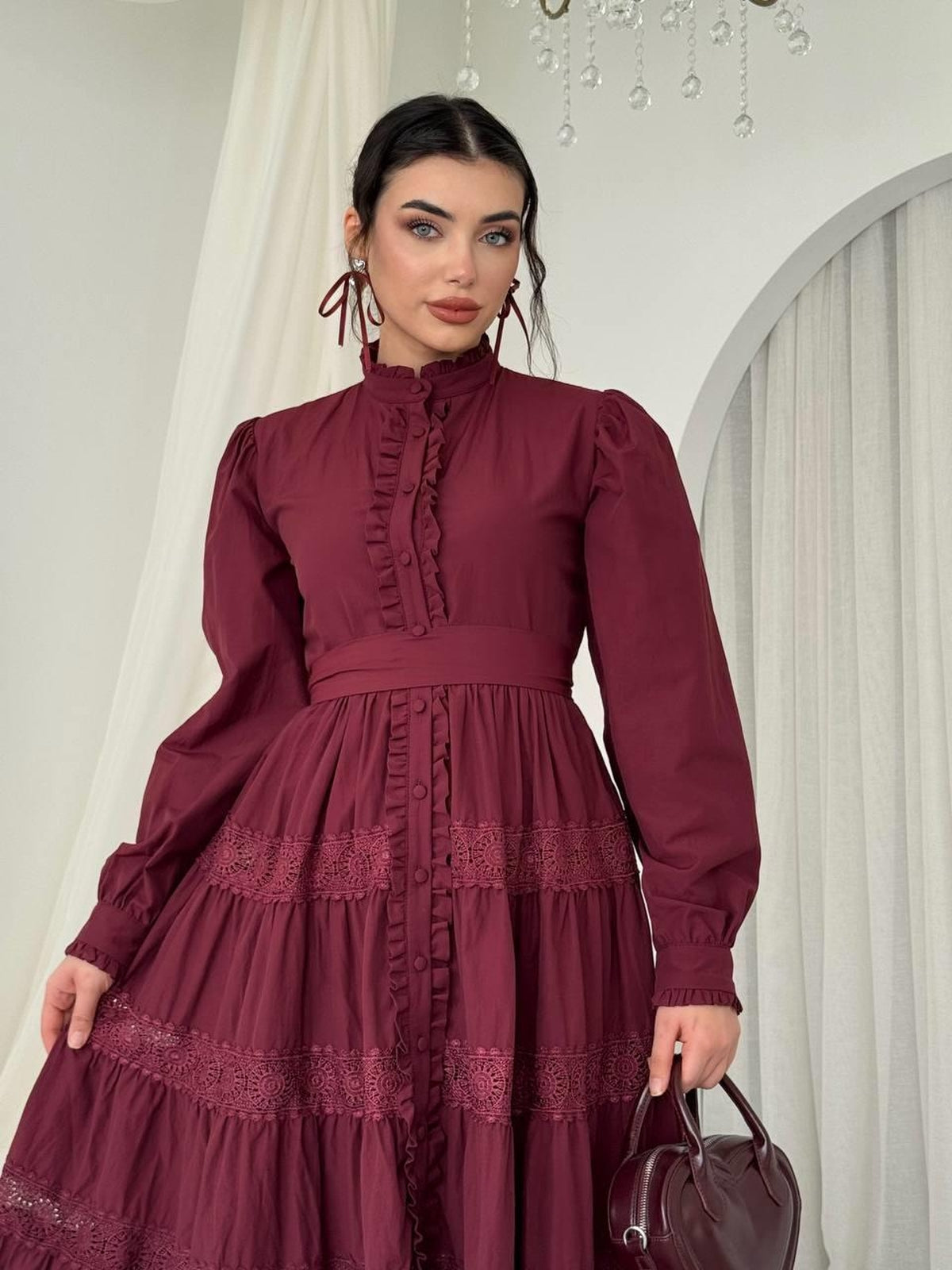 Rochie Verno cu Detaliu de Curea