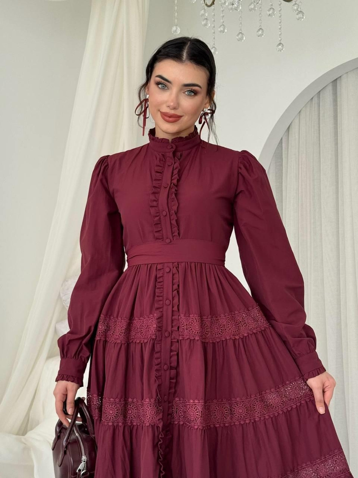 Rochie Verno cu Detaliu de Curea