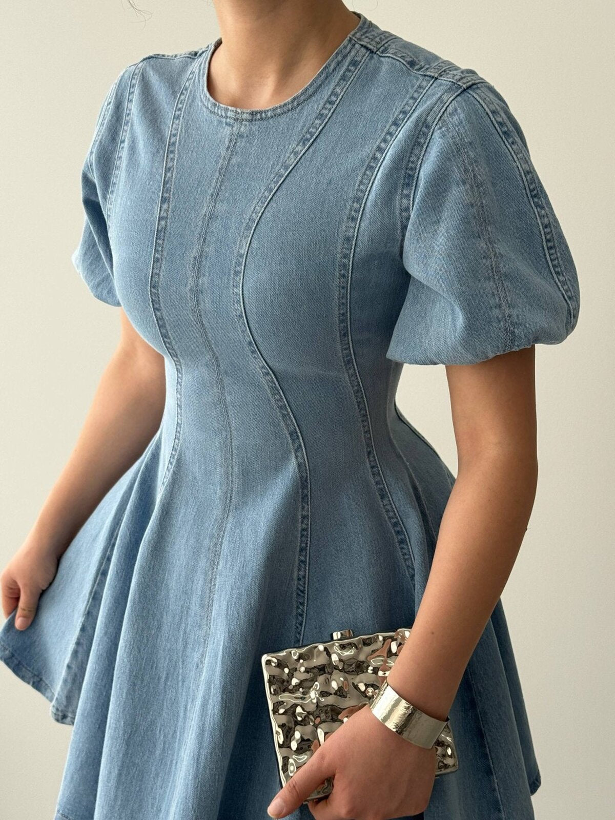 Viva Denim Elbise