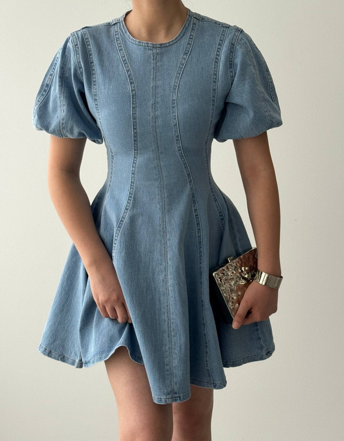 Viva Denim Elbise