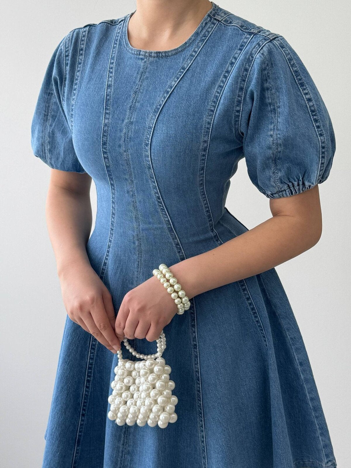 Viva Denim Elbise