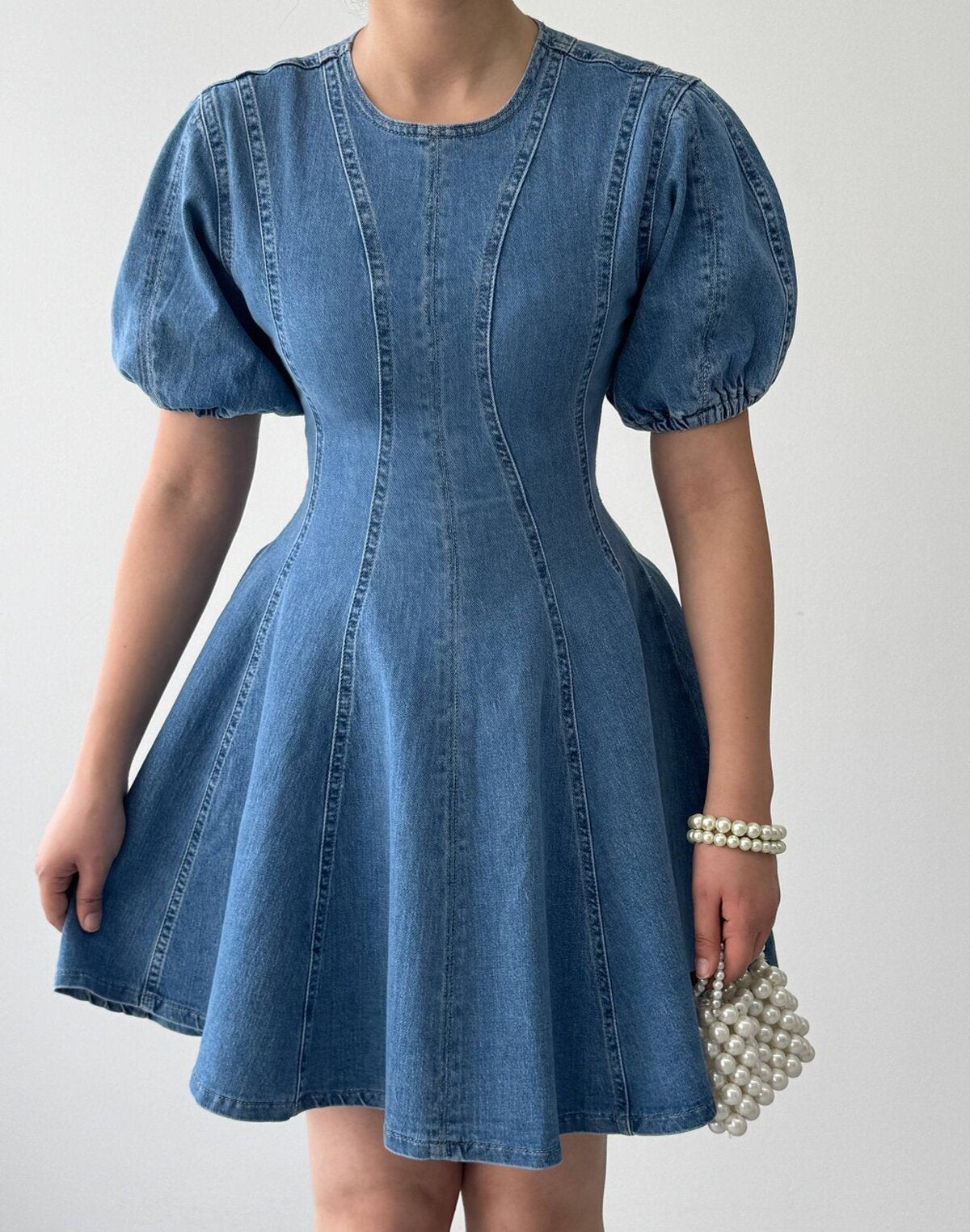 Viva Denim Elbise