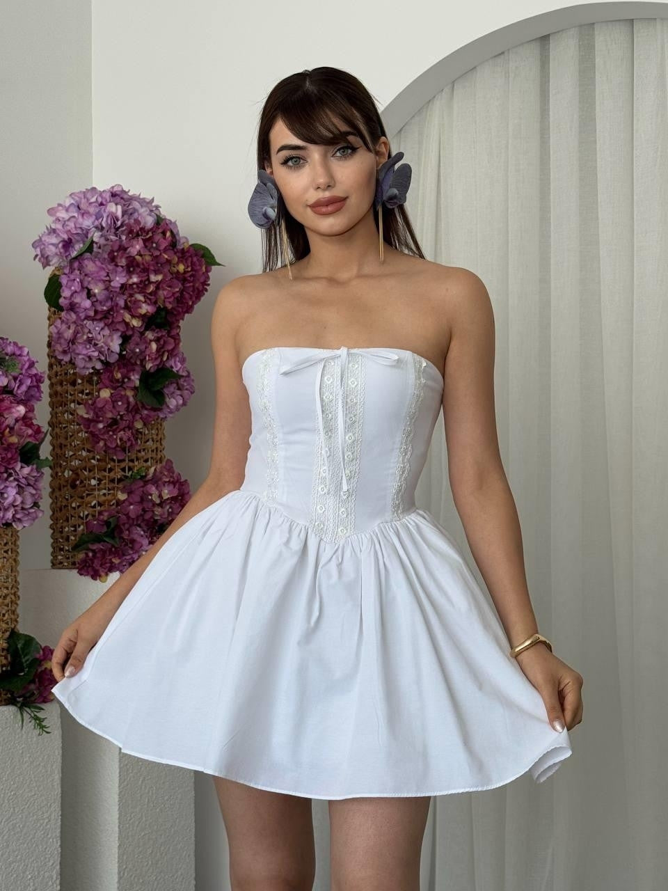 Rochie fără bretele Walf
