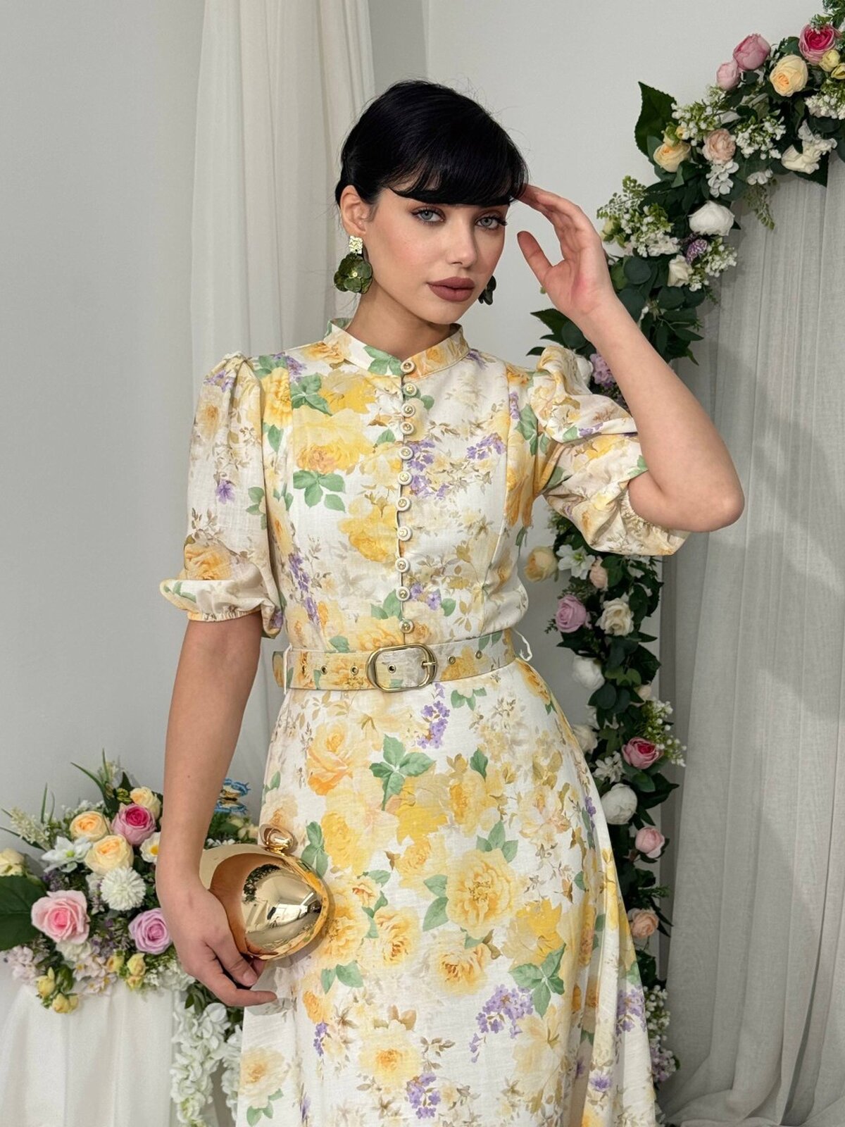 Rochie Woly cu detalii de centură