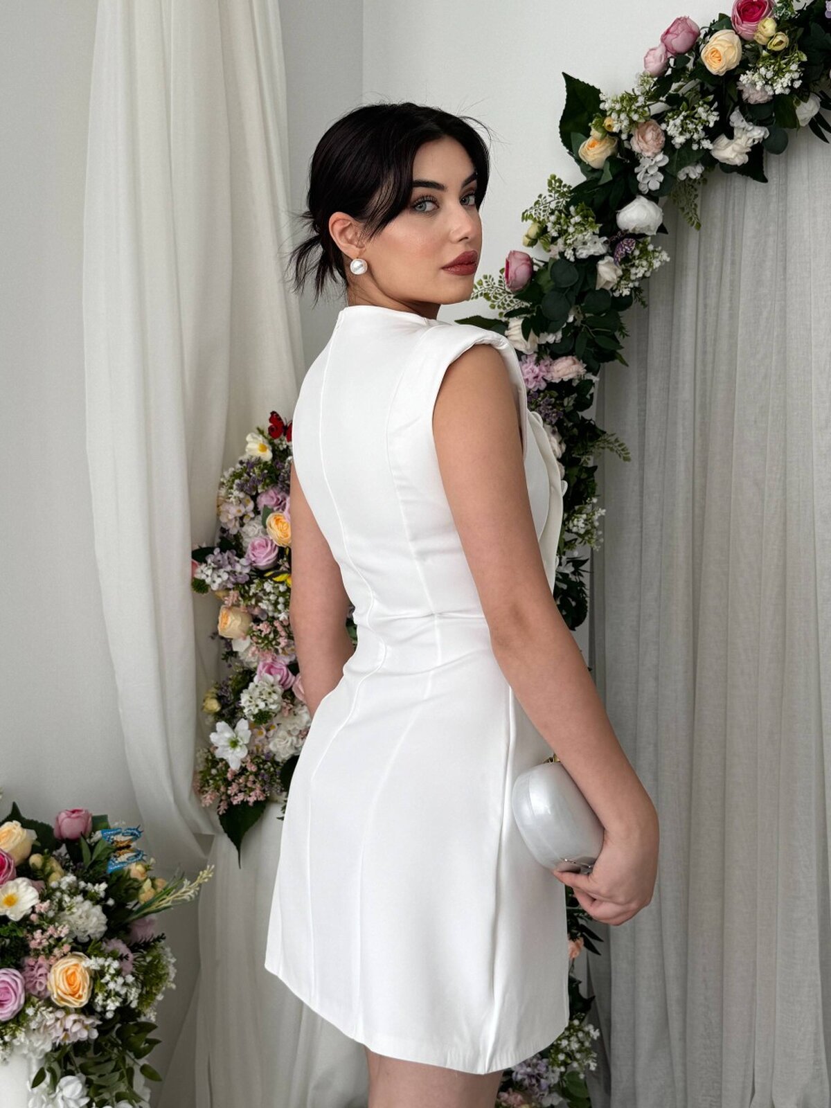 Rochie Xaes cu detalii nasturi