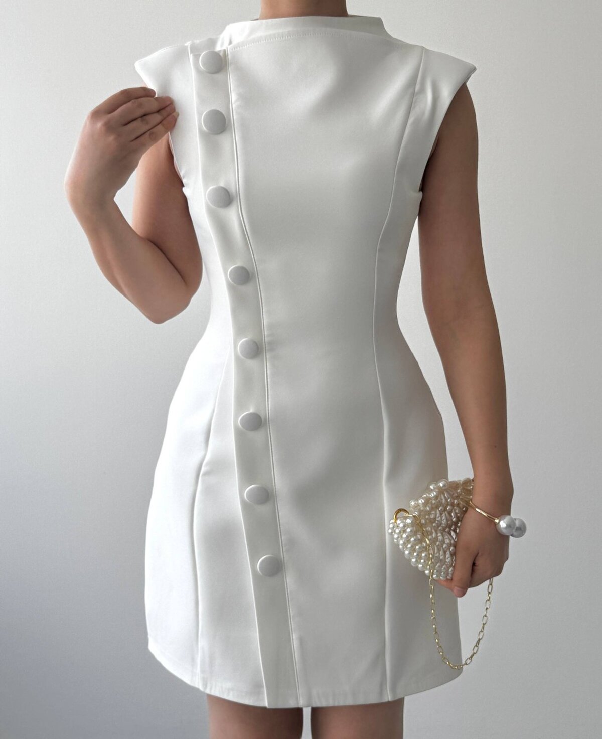 Rochie Xaes cu detalii nasturi