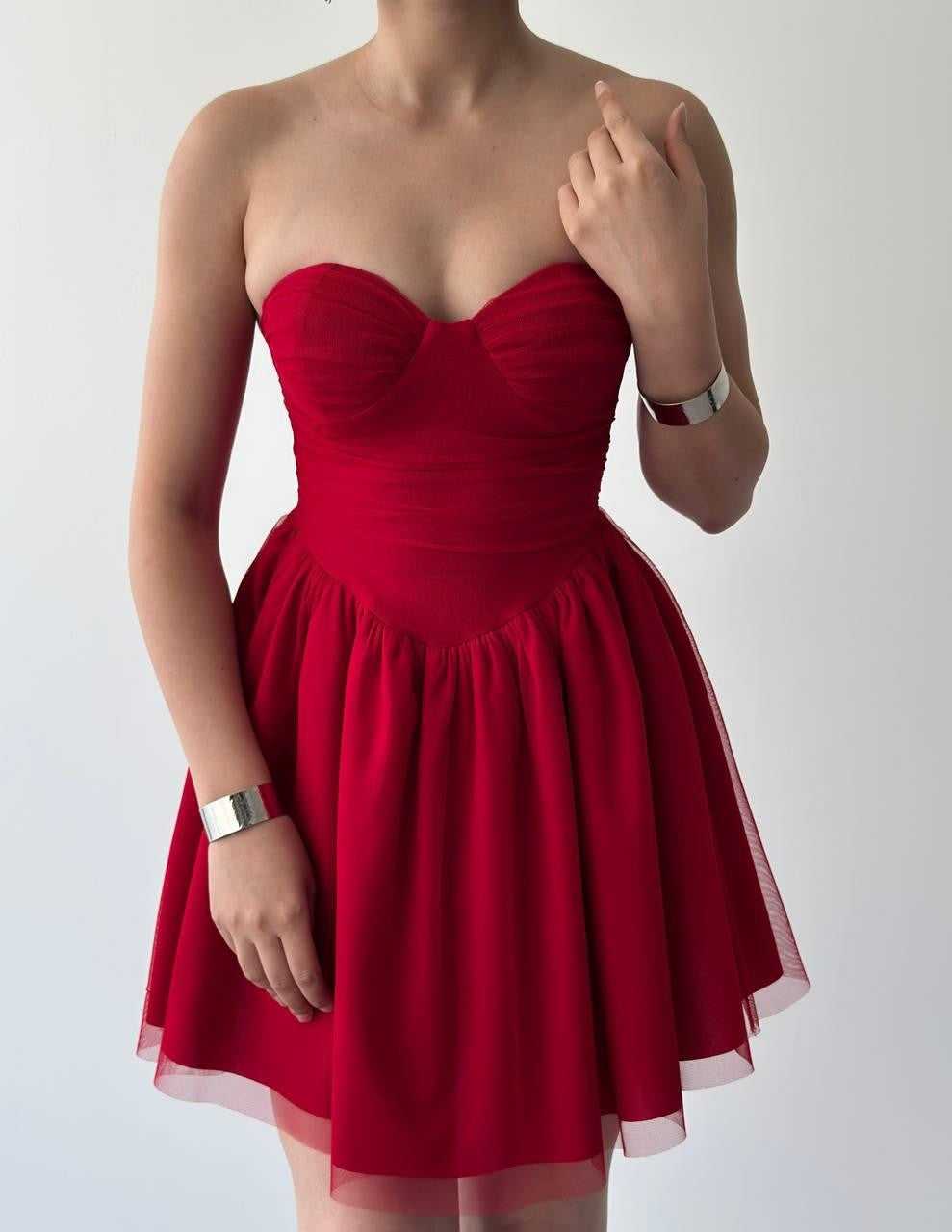 Rochie fără bretele Xoxa