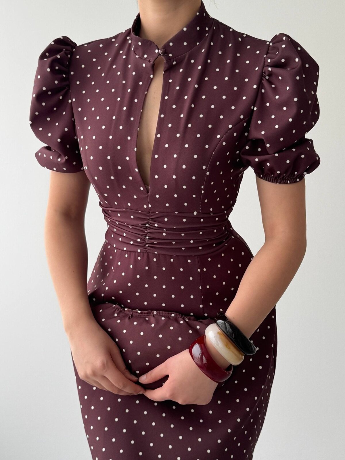 Yues Cut Out Detaylı Elbise
