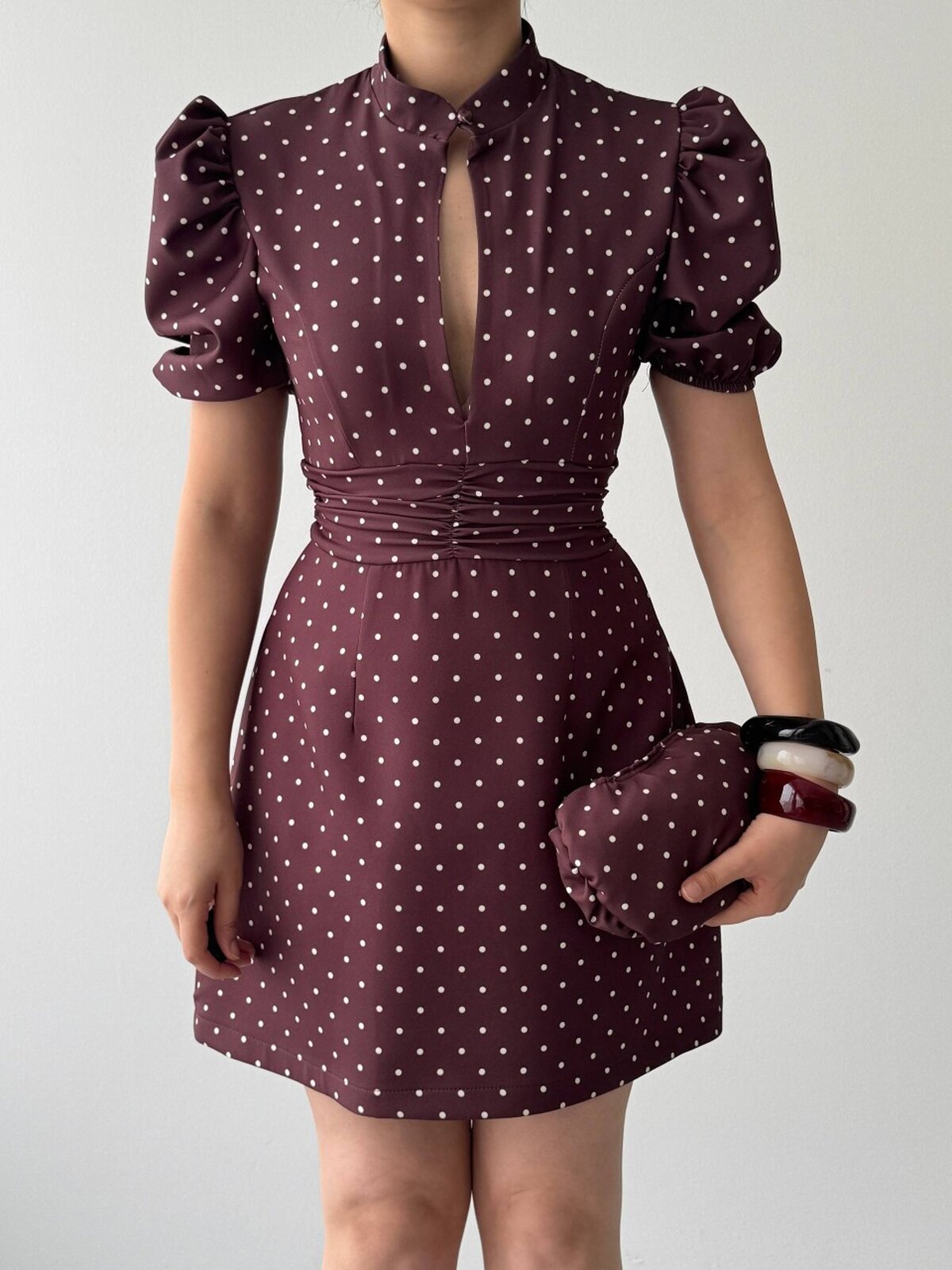 Yues Cut Out Detaylı Elbise