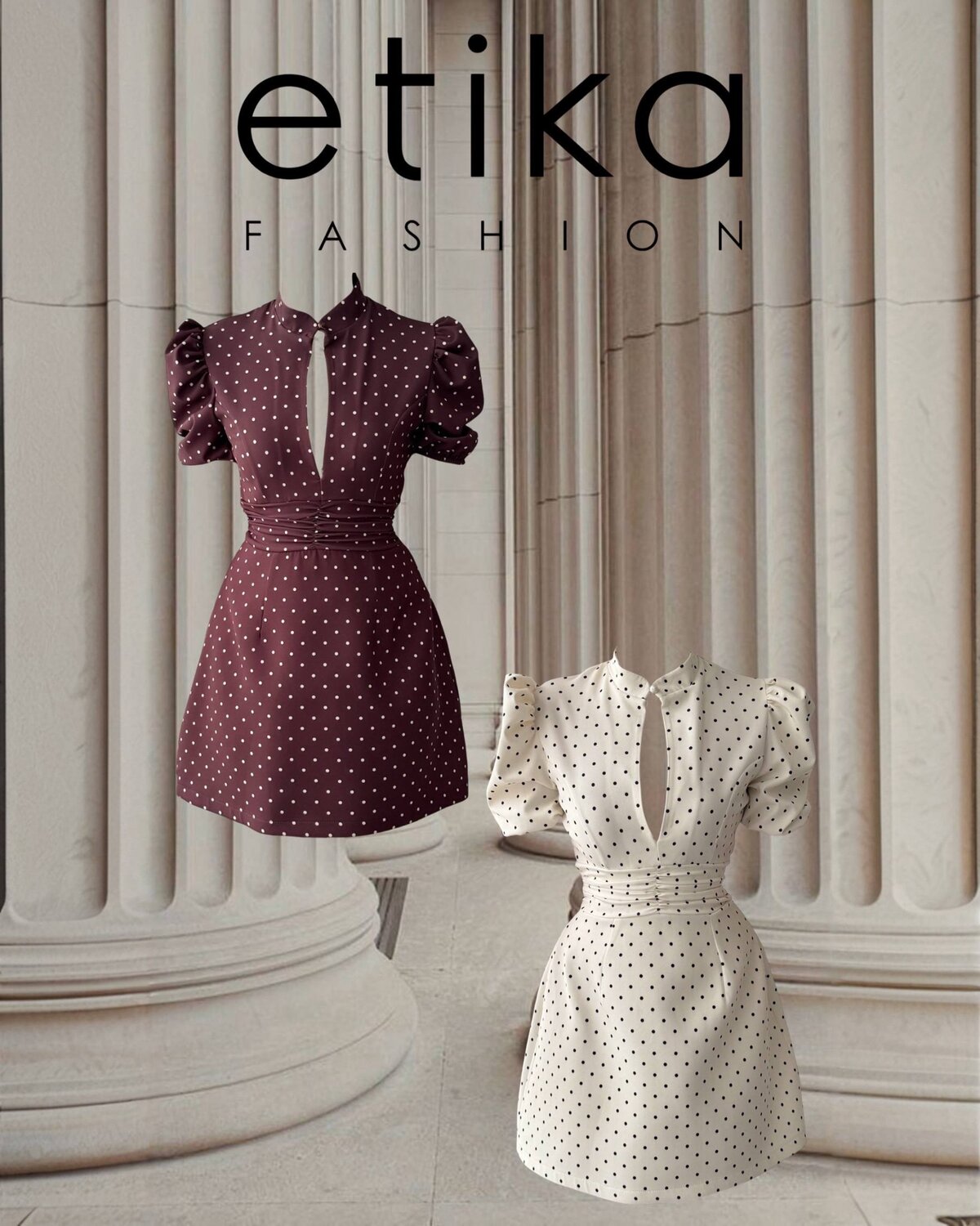 Yues Cut Out Detaylı Elbise
