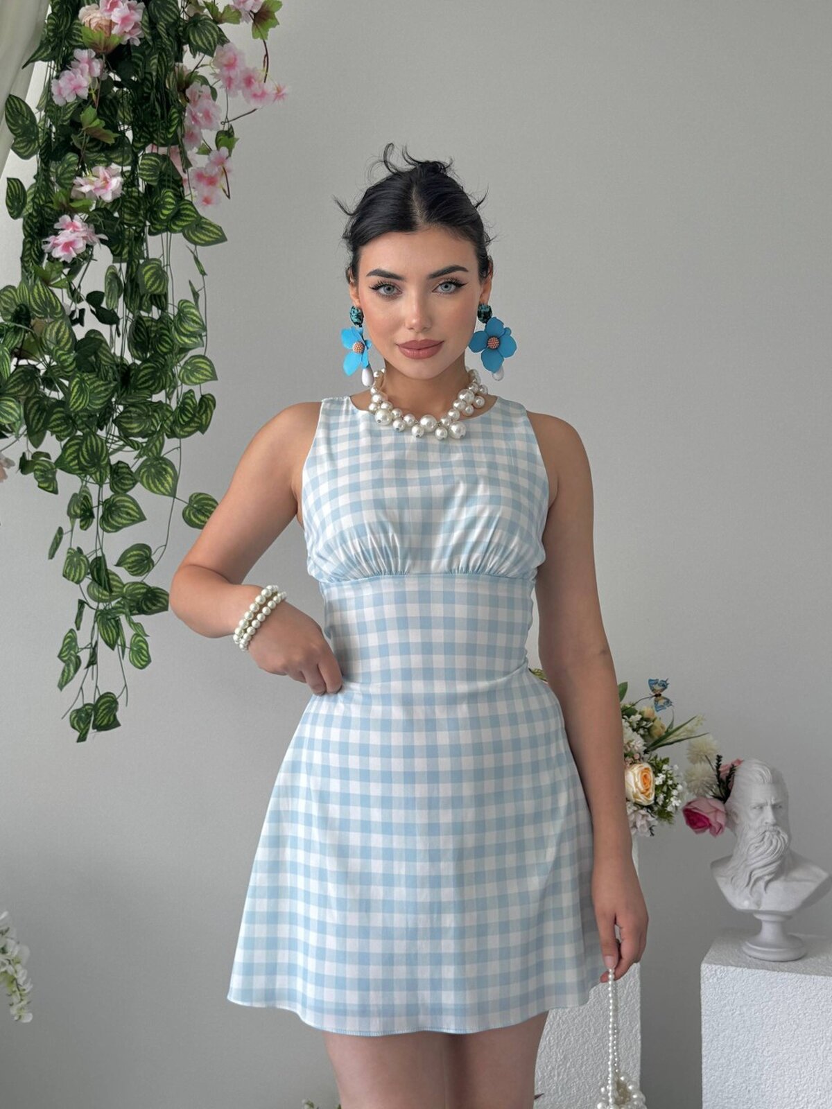 Rochie Yujas cu detalii de legare