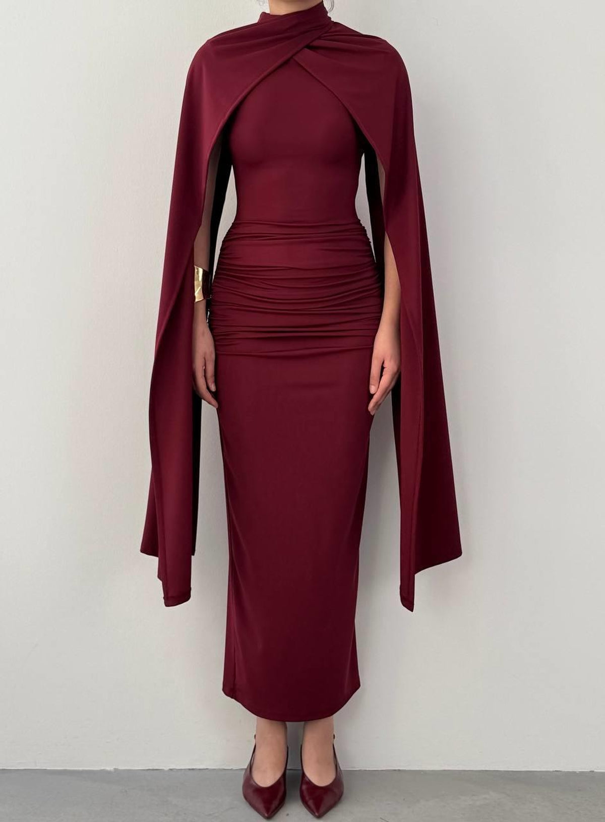 Rochie cu pelerină Zeyna