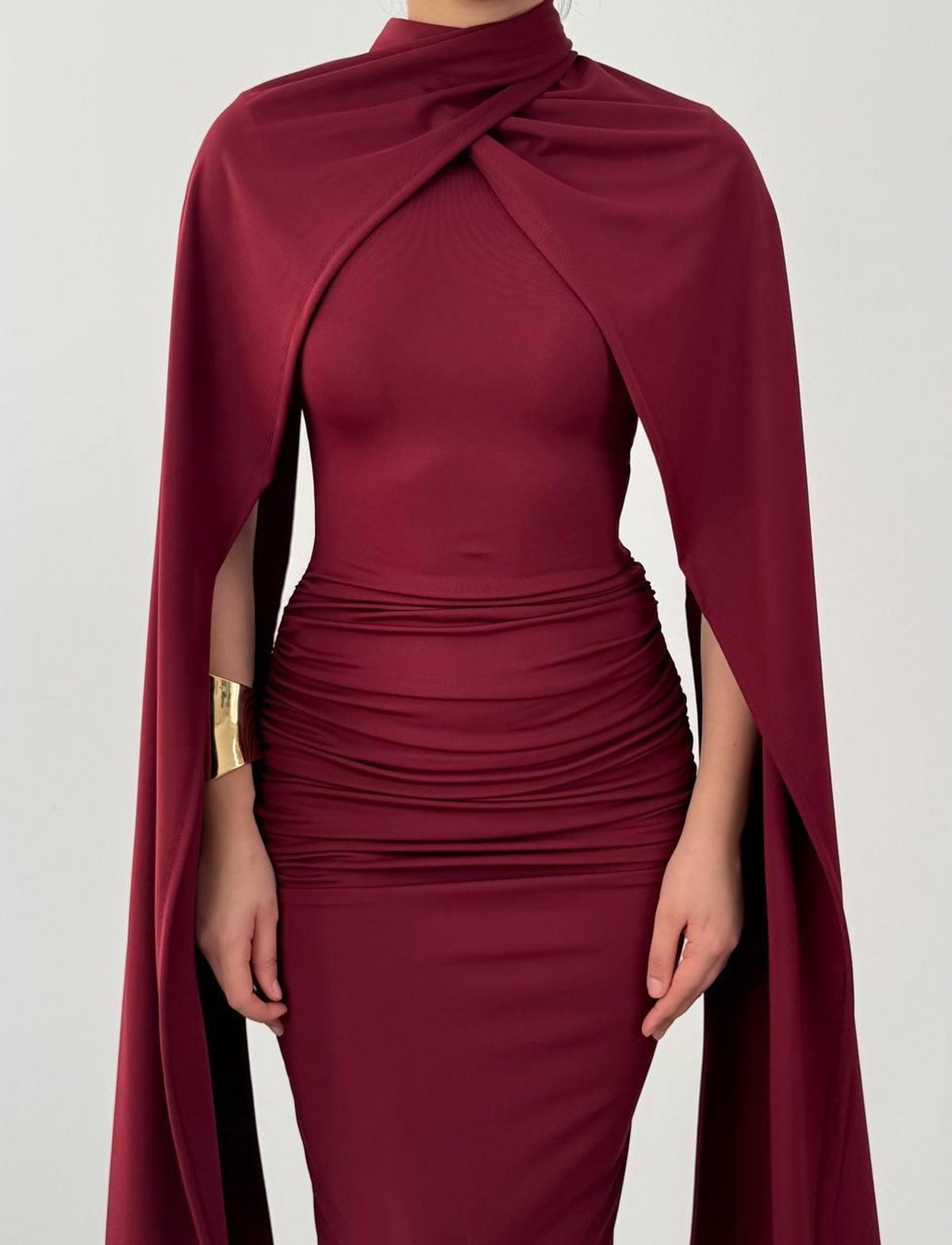 Rochie cu pelerină Zeyna